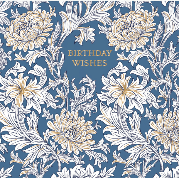 Ling Design, Fdselsdagskort, Morris &amp; Co., Birthday wishes, bl