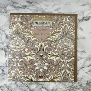 Ling Design, Fdselsdagskort, Morris & Co., Happy Birthday, Lyserd