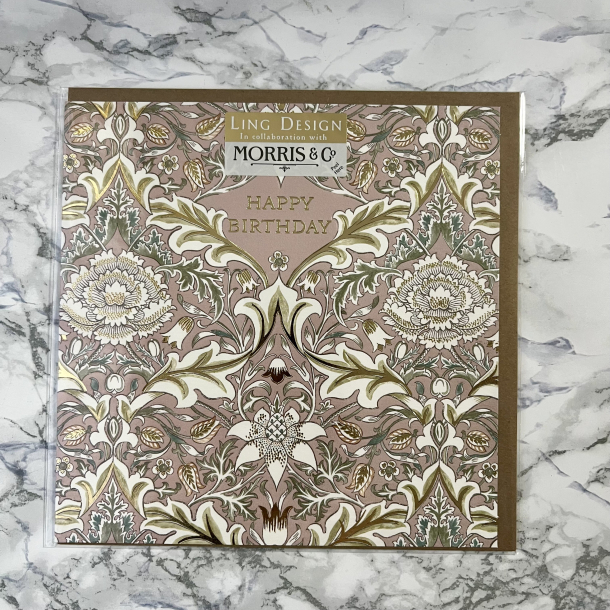 Ling Design, Fdselsdagskort, Morris &amp; Co., Happy Birthday, Lyserd