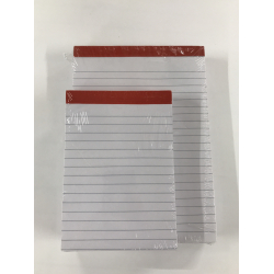 Linieret blok m. stub A5 - 3 stk.