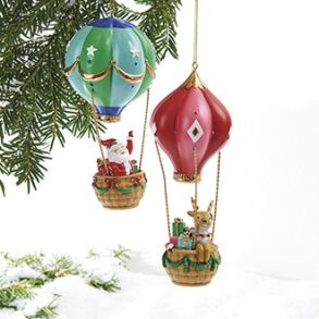 Luftballon med figur, poly, 17cm (lyserd og rd ballon)