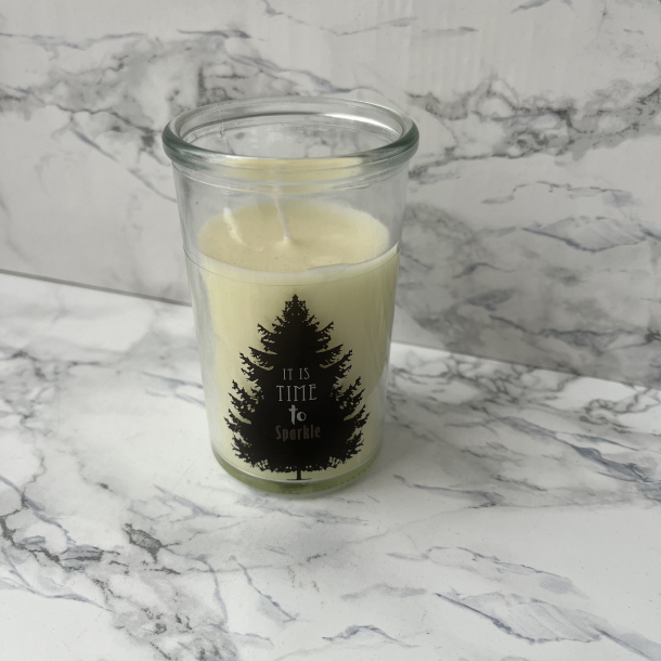 Lys i glas, Juletr med tekst