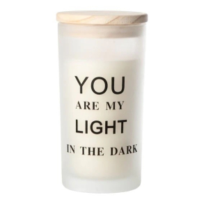 Lys i glas med lg og duft, You are my light
