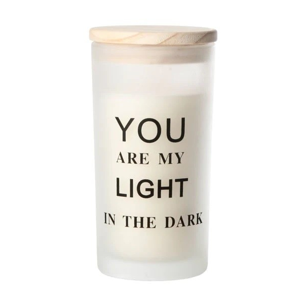 Lys i glas med lg og duft, You are my light
