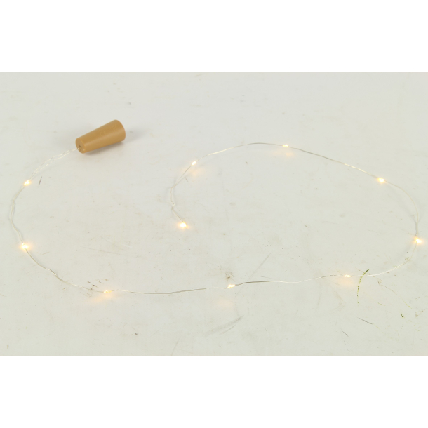 Lyskde LED til batteri, 10 LED