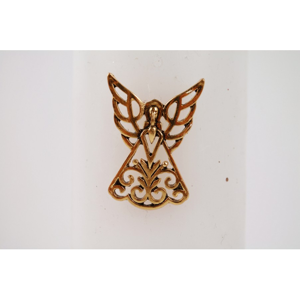 Lyssmykke engel guld, 1 stk. 