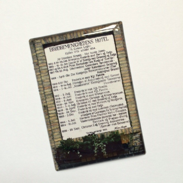 Magnet - Tavle v/ Brdremenighedens Hotel