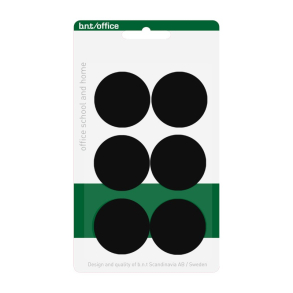 Magneter rund 30mm, sort