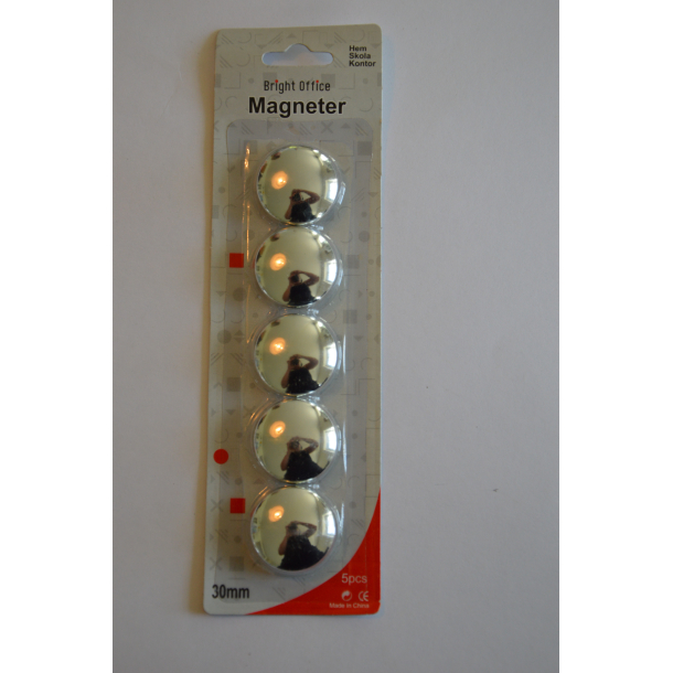 Magneter rund stor, slv