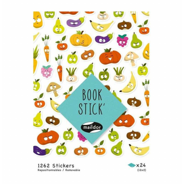 Maildor, Bog m. stickers, grntsager