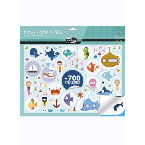 Maildor, Maxi bog m. stickers, havet