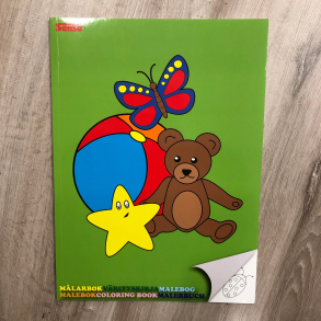 Malebog A4 - Enkle billeder