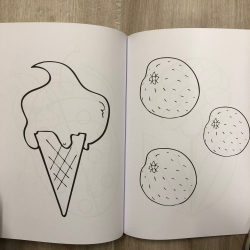 Malebog A4 - Enkle billeder