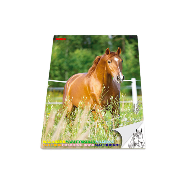 Malebog A4 - Heste