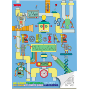 Malebog A4 - Robotter