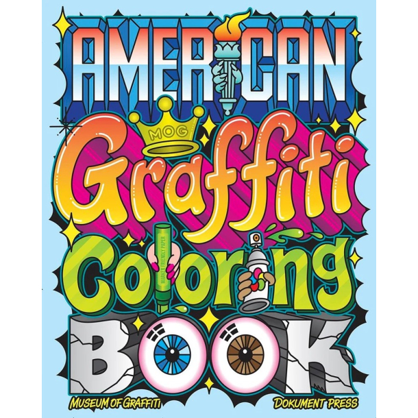 Malebog: American Graffiti Coloring Book