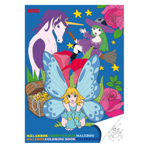 Malebog, eventyr, bl