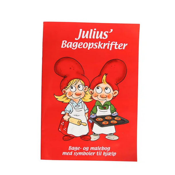 Malebog med bageopskrifter, H 29,7cm, B 21cm, Julius
