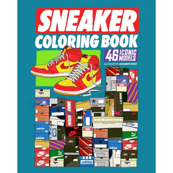 Malebog: Sneaker Coloring Book