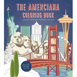 Malebog, The Americana Coloring Book