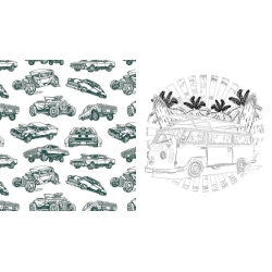 Malebog, The Americana Coloring Book