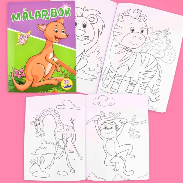 Malebog til de mindste, Knguru