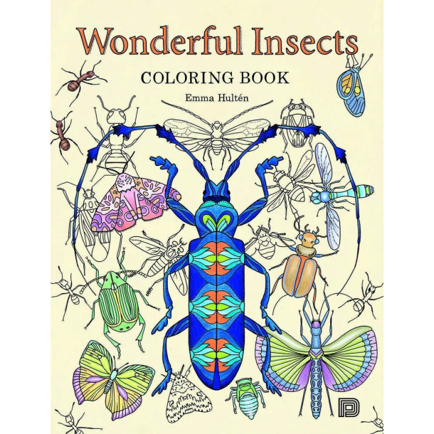 Malebog: Wonderful Insects Coloring Book