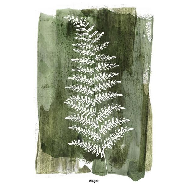 Malerifabrikken plakat 30 x 40 cm, White Fern