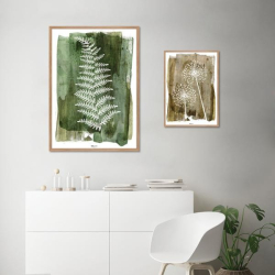 Malerifabrikken plakat 30 x 40 cm, White Fern