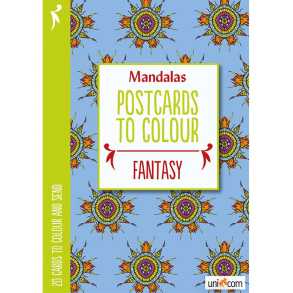 Mandalas postkort til at farvelgge FANTASY