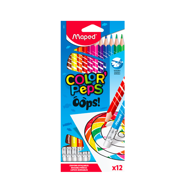 Maped Color' Peps Oops farveblyanter 12 stk.