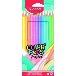 Maped Color' Peps Pastel farveblyanter 12 stk.