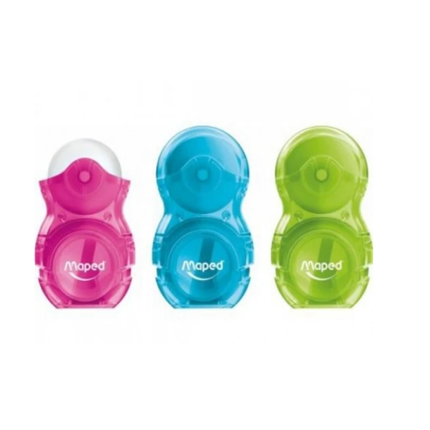 Maped DUO blyantspidser og viskelder