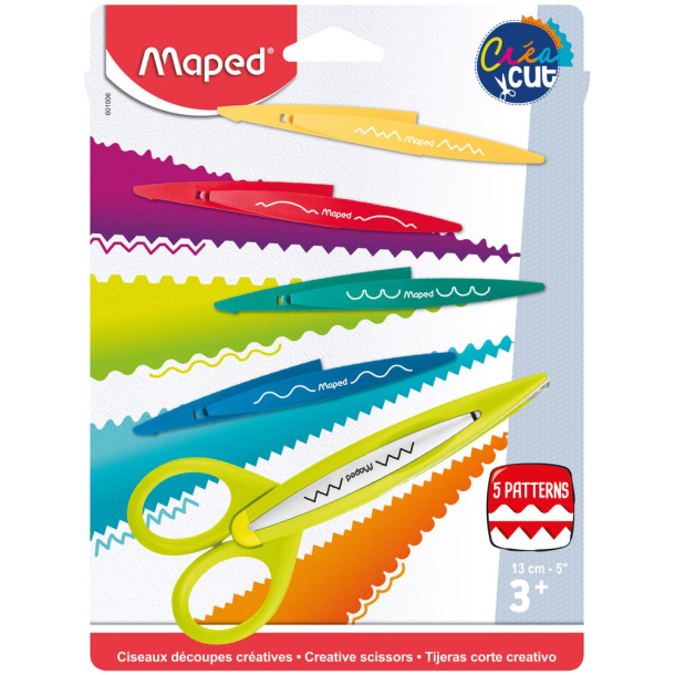 Maped Creacut mnster saks, 13 cm