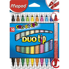 Maped duo tip tuscher, 10 stk. 