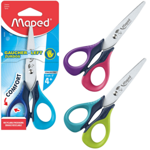 Maped Sensoft 3D, venstrehndssaks, lysebl/mrkebl