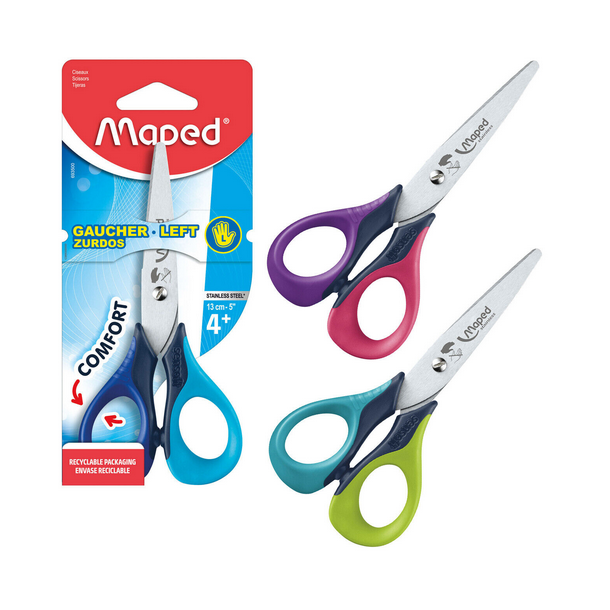 Maped Sensoft 3D, venstrehndssaks, turkis/grn