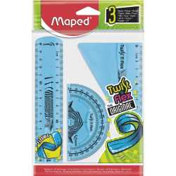 Maped Twist'n'Flex, st med 3 stk. 30cm lineal