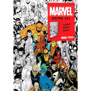 Marvel gigantiske farv-selv-plakat