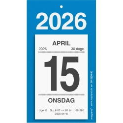 Mayland Afrivningskalender m/bagsidetekst 2026