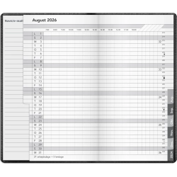 Mayland Basic mnedskalender sort PP-plast 2026