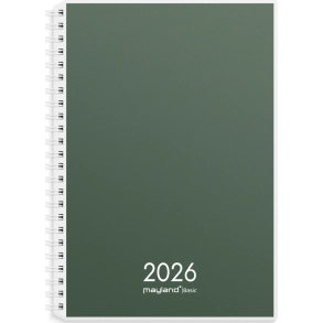 Mayland Basic ugekalender A5 PP-plast 2026