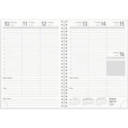 Mayland Basic ugekalender A5 PP-plast 2026