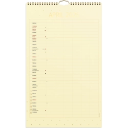 Mayland Familiekalender Color stor 2026