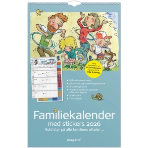 Mayland Familiekalender Otto Dickmeiss & Lilja Scherfig 5 kol. 2026