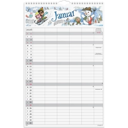 Mayland Familiekalender Otto Dickmeiss &amp; Lilja Scherfig 5 kol. 2026