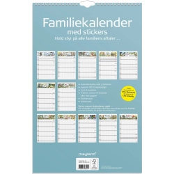 Mayland Familiekalender Otto Dickmeiss &amp; Lilja Scherfig 5 kol. 2026