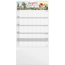 Mayland Familiekalender Otto Dickmeiss &amp; Lilja Scherfig 6 kol. A3 2026