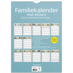 Mayland Familiekalender Otto Dickmeiss &amp; Lilja Scherfig 6 kol. A3 2026