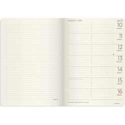 Mayland A5 Forma Deluxe ugekalender tvrf. brun kunstskind 2026